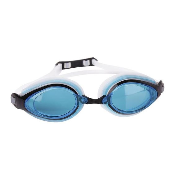 Spokey KOBRA Plavecké brýle, bílé, modré skla