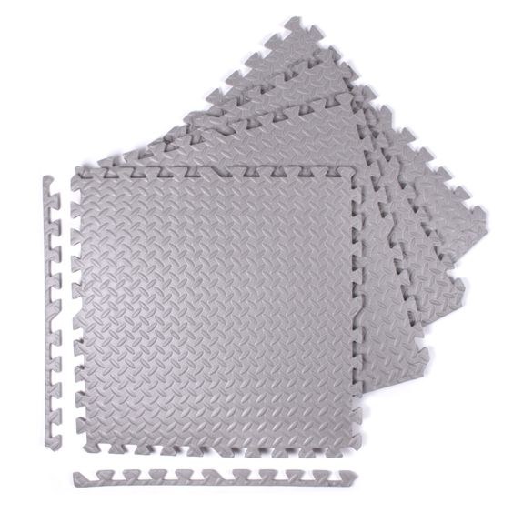 Puzzle podložka Sportago Easy-Lock 30x30x1,2 cm, 4 ks, sivá