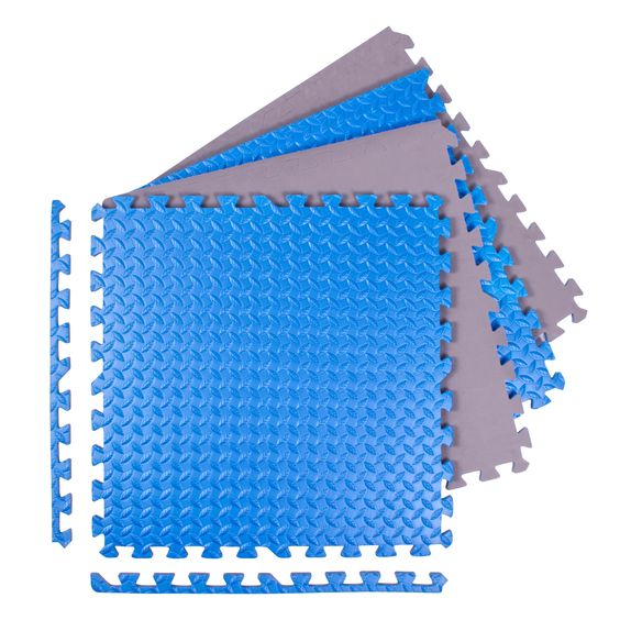 Puzzle podložka Sportago Easy-Lock 60x60x1,2 cm, 4 ks, modrá