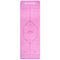 Designová TPE podložka na jógu Sportago s mikrovláknem 183x61 cm - růžová mandala