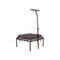 Červeno-černá fitness trampolína Sportago Whee 114 cm s madlem