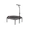 Růžová fitness trampolína Sportago Whee 122 cm s nastavitelným madlem