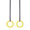 Závěsné ABS gymnastické kruhy Sportago, žluté