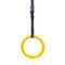 Závěsné ABS gymnastické kruhy Sportago, žluté