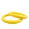 Závěsné ABS gymnastické kruhy Sportago, žluté