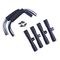 Úchopy na kliky Sportago Push Up Chrome Bar