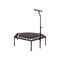 Růžová fitness trampolína Sportago Whee 122 cm s nastavitelným madlem