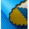 Sportago Tatami Taekwondo podložka 100x100cm žltá-modrá