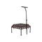 Červeno-černá fitness trampolína Sportago Whee 114 cm s madlem