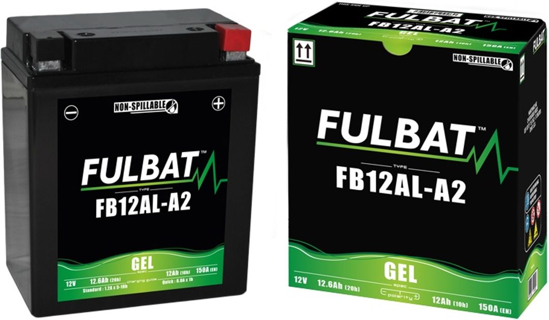 Gelová baterie FULBAT FB12AL-A2 GEL (YB12AL-A2 GEL) - FULBAT - Gelové ...