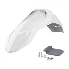 UNIVERZÁLNÍ BLATNÍKY POLISPORT 8685400001 BÍLÁ PRO KAWASAKI KLX 300 SM 1970-2035