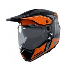 Enduro helma AXXIS WOLF DS roadrunner B4 matná fluo oranžová XL
