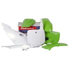SADA PLASTŮ POLISPORT 90056 OEM BARVA PRO KAWASAKI KLX 110 (R) 2002-2009