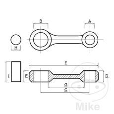 CON ROD KIT PROX PROX 03.2600