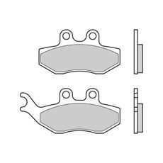 BRZDOVÉ DESTIČKY BREMBO 07049 CC SCOOTER