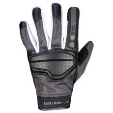 Klasické rukavice iXS EVO-AIR X40464 černo-tmavě šedo-bílá XL