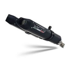 DVOJITÁ KONCOVKA VÝFUKU GPR FURORE EVO4 E4.A.56.CAT.FNE4 MATNÁ ČERNÁ PRO APRILIA DORSODURO 1200 2011-2016