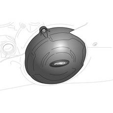 Engine protective covers PUIG 20169N černý zahrnuje pravý, levý kryt a kryt alternátoru