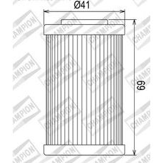 OLEJOVÝ FILTR CHAMPION COF055 100609215