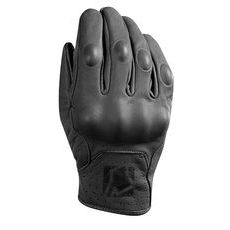 Krátké kožené rukavice YOKO STADI černá S (7)