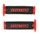 Pár závodních rukojetí ACCOSSATO GR006 z termoplastické gumy v černé barvě s barevným logem ACCOSSATO