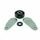 Tlumič K-TECH ORVS 217-600-046-012 46.00X12.00mm WP pro KTM SX 85 2018-2024, HUSQVARNA TC 85 2018-2025