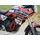 Ochranné rámy motoru RDMOTO CF140R červená (s chrániči)