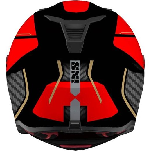 INTEGRÁLNÍ HELMA IXS IXS 912 SV 2.0 BLADE X14094 MATNÁ ČERNÁ - ČERVENÁ - ZLATÁ 2XL