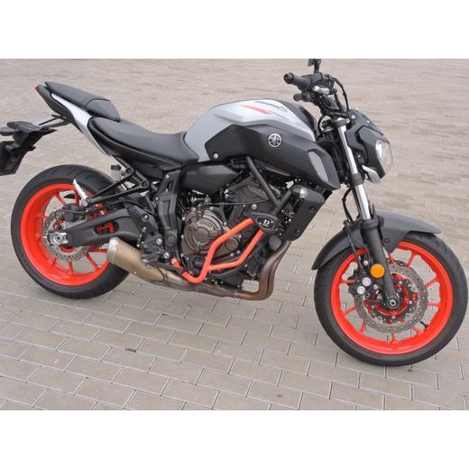 OCHRANNÉ RÁMY MOTORU RDMOTO CF79R ČERVENÁ WITH SLIDER SL01