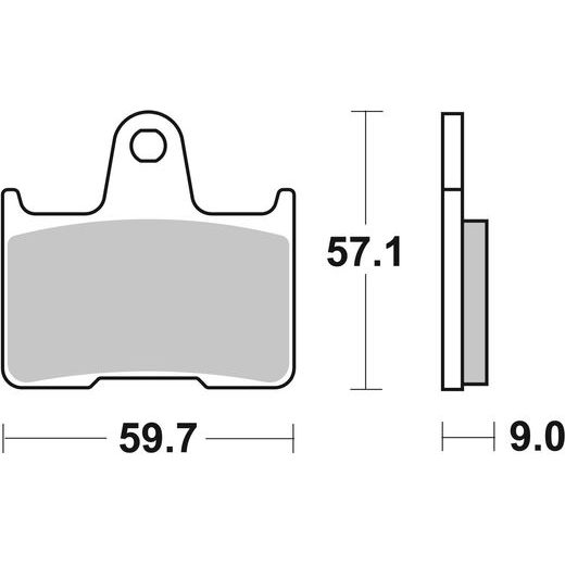 BRZDOVÉ DESTIČKY BREMBO 07SU25SP