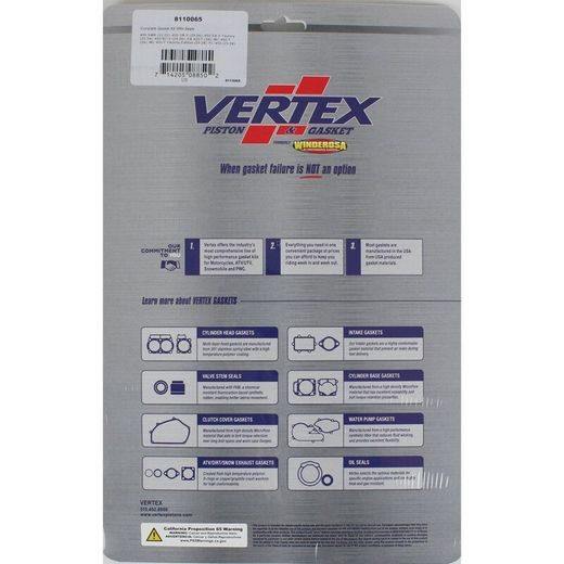 SADA TĚSNĚNÍ MOTORU KOMPLETNÍ WINDEROSA CGKOS 8110065 SE SIMERINGY