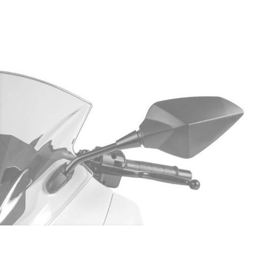 ZPĚTNÉ ZRCÁTKO PUIG RS1 30° FAIRING FITTING 7343C KARBONOVÝ VZHLED LEVÝ