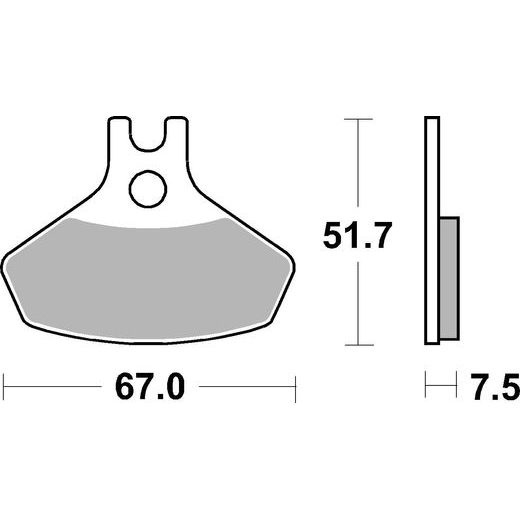 BRZDOVÉ DESTIČKY BREMBO 07GR22SD