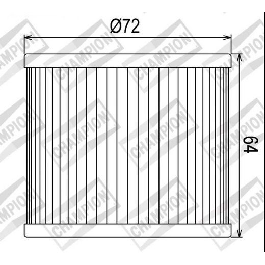 OLEJOVÝ FILTR CHAMPION COF033 100609275