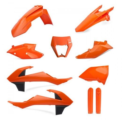 SADA PLASTŮ POLISPORT 91584 ENDURO ORANŽOVÁ