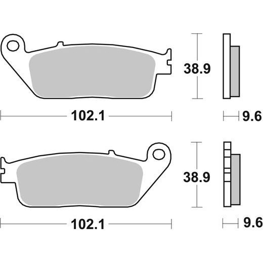 BRZDOVÉ DESTIČKY BREMBO 07HO31SP