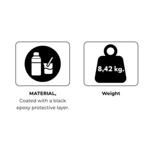 STOJAN NA MOTOCYKL PUIG FOR CONVENTIONAL SWINGARM HL1 22705N ČERNÝ ZADNÍ