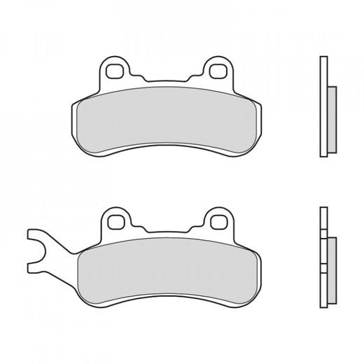 BRZDOVÉ DESTIČKY BREMBO 07GR92SX