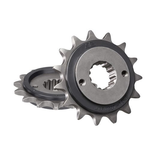 ŘETĚZOVÁ SADA EK - STŘÍBRNÝ ŘETĚZ 520 SRO, O-KROUŽEK, KOLEČKO JT, ROZETA JT PRO KAWASAKI ZX-6R 636 NINJA (<2006) 2005-2006