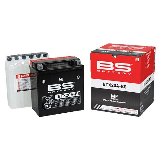 BEZÚDRŽBOVÁ MOTOCYKLOVÁ BATERIE BS-BATTERY BTX20A-BS