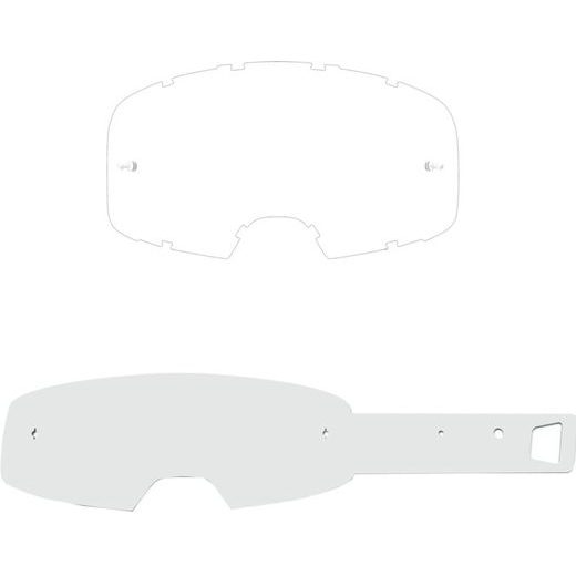 TEAR-OFF KIT IXS 469-510-9092-000 (20PCS STANDARD FILM SHEETS) CLEAR LENSE INCL. PINS, STRAP PIN CLIP