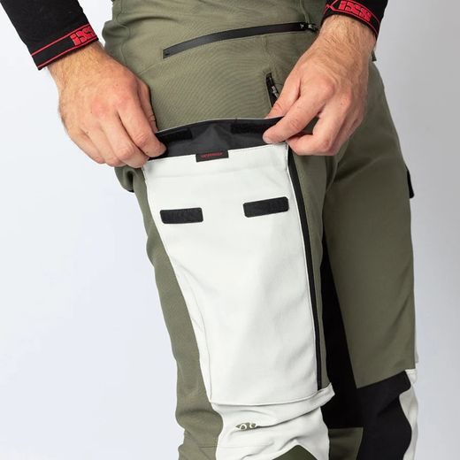 KALHOTY S LAMINOVANOU MEMBRÁNOU IXS VENTURE-STX 1.0 X2-015405 OLIVOVÁ-SVĚTLE ŠEDÁ 2XL