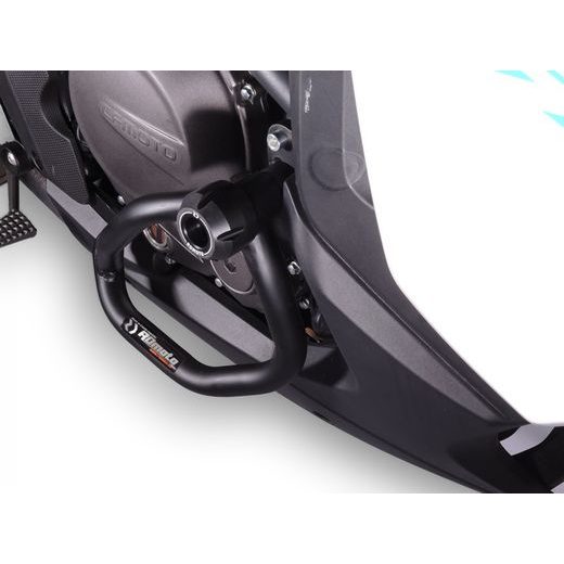 OCHRANNÉ RÁMY MOTORU RDMOTO CF137KDPH01 MATNÁ ČERNÁ PRO CFMOTO 650 GT, PREMIUM 2020-2023