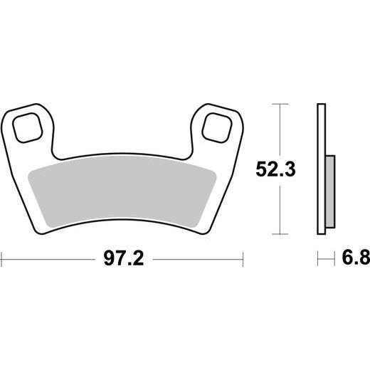 BRZDOVÉ DESTIČKY BREMBO 07PO15SD