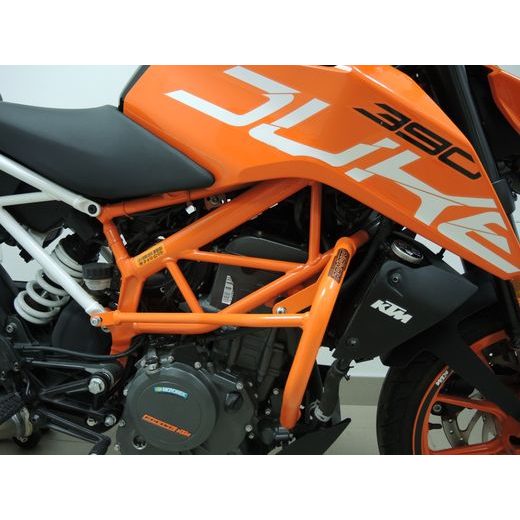 OCHRANNÉ RÁMY MOTORU RDMOTO CF141O ORANŽOVÁ PRO KTM DUKE 390 2021-2023