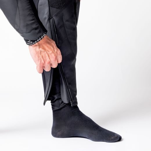 DVOUDÍLNÁ KOŽENÁ KOMBINÉZA IXS ACE 1.0 X2-229406 ČERNÝ 27