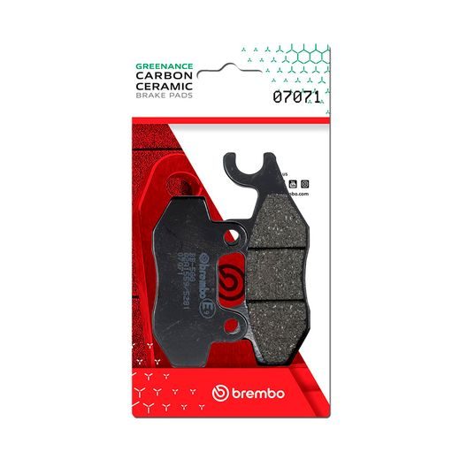 BRZDOVÉ DESTIČKY BREMBO 07071 BRZDOVÉ DESTIČKY PRO SKÚTRY CC
