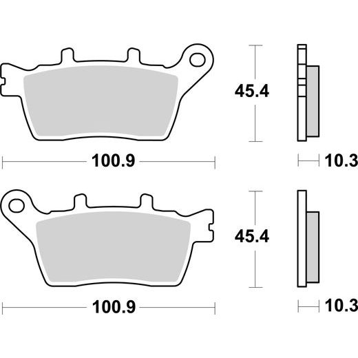 BRZDOVÉ DESTIČKY BREMBO 07YA60SP