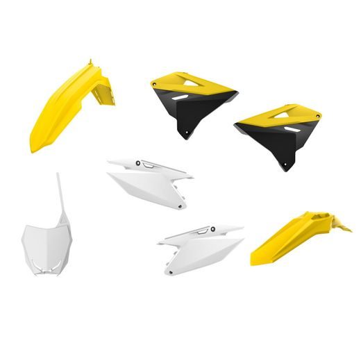 SADA PLASTŮ POLISPORT 90864 OEM BARVA PRO SUZUKI RM 125 2001-2008, SUZUKI RM 250 2001-2008