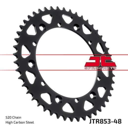 ŘETĚZOVÁ SADA EK - STŘÍBRNÝ ŘETĚZ 520 SRX, X-KROUŽEK, KOLEČKO JT, ROZETA JT PRO YAMAHA YZ 250 1982-1984